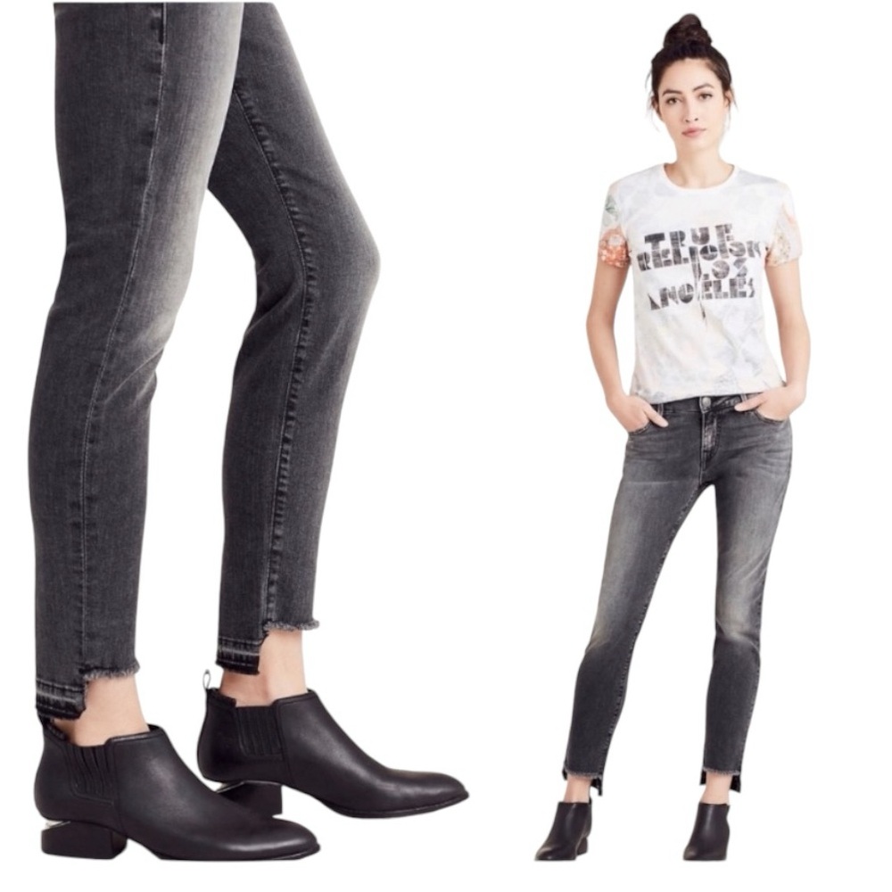 True Religion Halle Mid-Rise Super Skinny Jeans